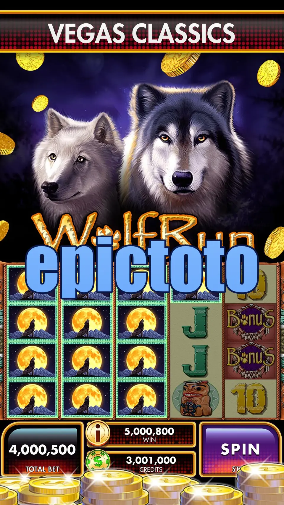 epictoto Tangkapan Layar Resmi APK